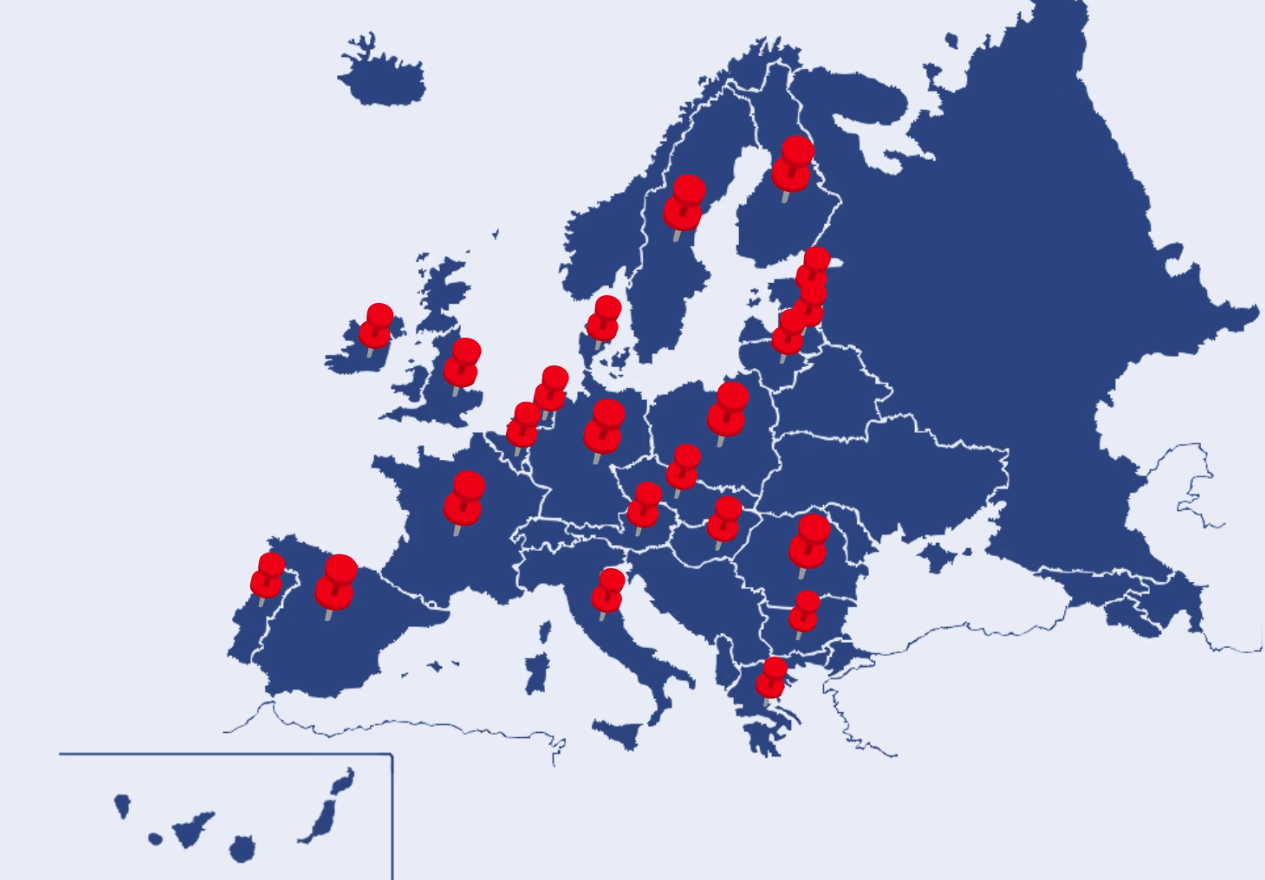 𝟏𝟎𝟎 𝐒𝐌𝐄𝐬. 𝟐𝟎 𝐂𝐨𝐮𝐧𝐭𝐫𝐢𝐞𝐬. 𝟑 𝐏𝐢𝐥𝐨𝐭 𝐂𝐥𝐮𝐬𝐭𝐞𝐫𝐬. €𝟏.𝟐𝐌 𝐢𝐧 𝐈𝐧𝐧𝐨𝐯𝐚𝐭𝐢𝐨𝐧.